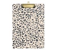 Porte-bloc floral vintage en plastique pour filles pour infirmières, étudiantes, Trade Quest taille 22,9 x 30,5 cm