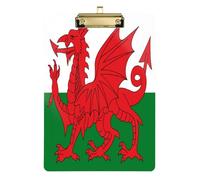 Porte-bloc motif dragon national gallois, motif drapeau gallois, trou standard pour fournitures de salle de classe pour enseignants du primaire, taille 9 x 12