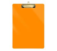 Porte-bloc orange foncé pour infirmières, avocats, bureaux de médecin, bloc-notes, taille standard, format lettre A4, 31,8 x 22,9 cm, clip doré