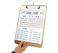 Porte-bloc - Panneau rigide au format lettre A4 | d'écriture portable, pour une utilisation au bureau, sur les chantiers, à l'école, pour l'application de la loi, pour les formulaires, les