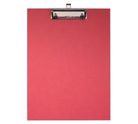 Porte-bloc papier enduit - Format 23x32cm pour A4 - Rouge