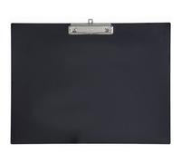 Porte-bloc, plastique avec pince de serrage, A3, noir