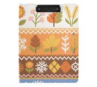 Porte-bloc pliable 4 saisons Pastel A4 avec classeur à double clips Porte-stylo avec couverture