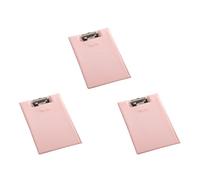 Porte-bloc pliable avec pochette transparente en cuir pour documents avec dossier en cuir pour conférence d'affaires