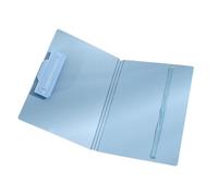 Porte-bloc pliable Pochette pliable à documents avec porte-stylo | Chemise à Pinces Métalliques et Fermeture Élastique pour École, Classe, Travail, Réunion et Documents
