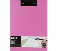 APLI Porte-bloc 17208 – Avec rabat Premium Rose A4