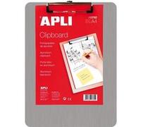 Porte-bloc - Pour documents A4 - Clip métal - En aluminium - Apli G
