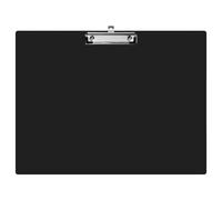 Porte Bloc Presse-papiers A3, Clip de fichier Horizontal, dossier, bloc-papier, porte-documents for la maison, le bureau, à usage professionnel (noir) Pour usage de bureau