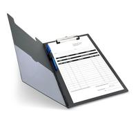 Porte-Bloc - RAPESCO - A4 - Noir - Rabat - Pince de Grande Capacité