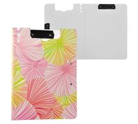 Porte-bloc style James Tie-dye rose jaune A4 porte-bloc Folio double clips métalliques porte-stylo scolaire avec couverture