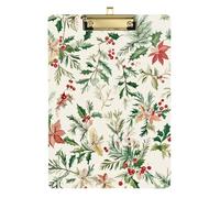 Porte-bloc traditionnel en métal avec motif de baies pour femme juridique