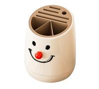 Porte-Blocs de Couteaux Rotatifs - Bloc Porte-Couteaux Rotatif 360° avec Organisateur Compact - Organisateur de Rangement Compact 360° Design Mignon pour Cuisine Familiale