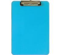 Porte-blocs MAUL MAULneon DIN A4 transparent bleu