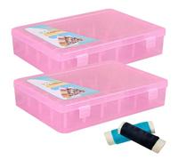 Porte-bobinage, stockage de filetage à couture contient 42 bobines 2pcs porte-filet