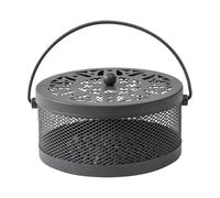 Porte-bobine anti-moustique portable - Brûleur d'encens portable - Support de bobine d'encens - Support rond ignifuge avec couleurs de cendres portables pour le lieu de travail à domicile