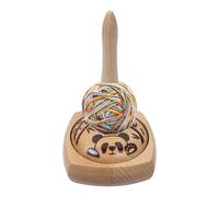 Porte-Bobine Pour Crochet,Base Tournante en Bois Antidérapante avec Support - Rangement pour Laine et Pelote - Pour Débutants et Adultes - Tricot, Crochet, Broderie et Maison pour Femmes