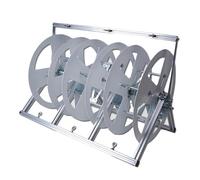 Porte-bobines de câble Robuste - Support et Distributeur de câbles Portable, Cadre en Alliage d'aluminium pour l'industrie électrique, 50 x 30 x 32 cm, idéal pour Une Utilisation en Magasin