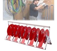 Porte-bobines de fil électrique Support De Bobine De Fil, Distributeur De Support De Caddie De Câble Pliable Pour Distributeur De Bobines De Câble Jusqu'à 24 Cm, Support En Vrac De Bobine, Acier Entiè