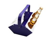 Porte-boisson avec poignée | Transport de bière avec compartiment à glace | Porte-boissons à 6 emplacements | Pour l'extérieur, voyage, camping, pique-nique, randonnée, sport, sortie, jardin, barbecue