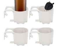 Porte-boisson de piscine à clipser étanche et stable au bord de la piscine | Support de boisson pour lunettes de soleil, crème solaire, bière, téléphone, natation, plage, extérieur, cour