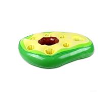 Porte-boisson flottant pour piscine avec plusieurs compartiments gonflables pour piscine, bars, jacuzzi et accessoires de plage (avocat)