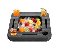 Porte-boisson flottant pour piscine - Plateau de service portable pour | Flotteur de boisson pour piscine, jacuzzi, lac, plage, natation, adultes, fruits, baignoire, kayak en plein air