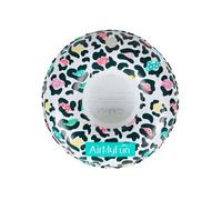 Porte Boisson Gonfable pour Piscine ou Plage, Flotteur, Accessoire d'Eau - Léopard ø18cm