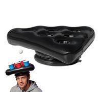 Porte-Boisson Gonflable,Accessoire de Jeu Réutilisable en Forme de Chapeau - Support de Verre Flottant pour Piscine - pour Bière, Soda, Eau, Jus, Citronnade et Fête Estivale dans Le Jardin