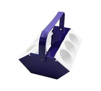 Porte-boisson portable, sac à bière de voyage avec compartiment à glace - 6 emplacements pour boissons - pour les fêtes en plein air, les voyages, le camping, le pique-nique, la pêche, la randonnée