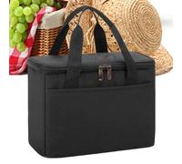 Porte-boissons de livraison,Sac Isotherme Réutilisable 3 Tasses avec Cloisons Ajustables - Transport de boissons avec poignée - pour Pique-nique, Plage, Bureau, Trajets Dom-Travail, Voyage en Voiture,