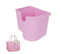 Porte-boissons et support téléphone pour Bogg Bag, accessoire porte-boissons pour Stanley Cup, accessoire pour Bogg Bag, porte-boissons à insérer pour Bogg Bag Simply Southern Beach Tote Bag (Rose)