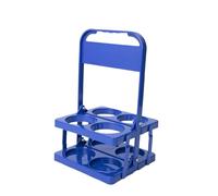 Porte-boissons pliable haute résistance pour 4 bouteilles - Support ergonomique pour activités de plein air - Support de boisson pour barbecue
