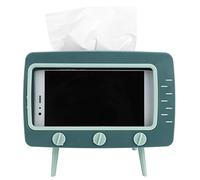 Porte-boîte à mouchoirs, couverture de boîte à mouchoirs rétro pour TV, joli support de téléphone portable, porte-mouchoirs décoratif, boîte à mouchoirs multifonctionnelle, petite boîte à serviettes