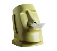 Porte-boîte à mouchoirs Porte-Papier créatif, boîte à mouchoirs en Forme d'île, Statue Pierre, Serviette, Stockage sanitaire 3D innovant Décoration intérieure(A)