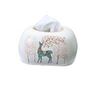 Porte-boîte de mouchoirs Boîte à mouchoirs Porte-Couvercle, Distributeur rectangulaire, étui en Papier, décoration de la Maison Esthétique de Bureau(H)