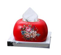 Porte-boîte de mouchoirs Boîte à mouchoirs rétro Porte-Couvercle, Distributeur rectangulaire, étui en Papier, décoration de la Maison Esthétique de Bureau(A)