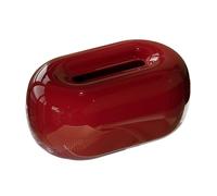 Porte-boîtes à mouchoirs Boîte à mouchoirs de bureau, décoration table manger, distributeur serviettes for le visage Porte-mouchoirs(Red)