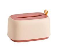 Porte-boîtes à mouchoirs Boîte à mouchoirs en acrylique de couleur pure for la maison, chambre d'hôtel, le bureau Porte-mouchoirs(Pink)