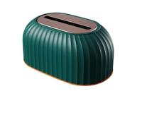 Porte-boîtes à mouchoirs Distributeur d'essuie-tout vertical de couleur pure for la maison, le salon, les toilettes, bureau Porte-mouchoirs(Green)