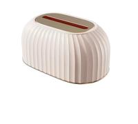 Porte-boîtes à mouchoirs Distributeur d'essuie-tout vertical de couleur pure for la maison, le salon, les toilettes, bureau Porte-mouchoirs(Blanc)