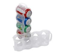 Porte-boîtes pour réfrigérateur - 2 pièces - 8 boîtes - Organisateur de boîtes - Organisateur de Réfrigérateur