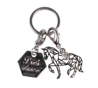 Porte-bonheur décoratif QHP Text Argenté Standard