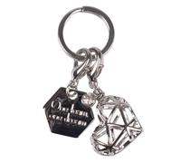 Porte-bonheur décoratif QHP Text Argenté Standard