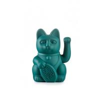 Porte-bonheur Maneki Neko - Bras mobile - Résine - Plastique - Vert