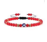 Porte-Bonheur Mauvais œil pour Hommes, Pierre Naturelle, 4mm, œil de Tigre, Perles d'agates de Lave, Bracelets tressés réglables, Bijoux pour Femmes