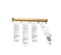 Porte-bons de commande pour restaurant, Porte-billet de commande restaurant, adhésif mural en aluminium, plusieurs tailles(L 60 cm/23.6in)