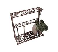 Porte bottes de jardin en fonte 2 paires