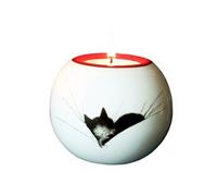 Parastone – Porte-bougie Boule Chats par Dubout – Blanc G