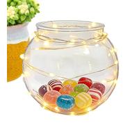 Porte-bougie chauffe-plat Bocal de rangement sphérique transparent