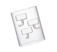 Porte-bougie cylindrique en verre résistant au vent, élégant pour fête de mariage, décoration de table, accessoires de centre de table, support en verre pour arrangements floraux